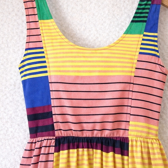Plenty by Tracy Reese Tessa Meko Stripe Dress Anthropologie Size 6 - Picture 3 of 9